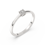 Klasyczny Pierścionek z Brylantami