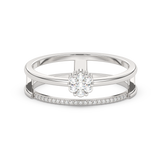 Podwójny Pierścionek z Brylantami