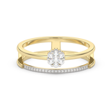 Podwójny Pierścionek z Brylantami