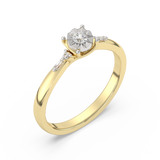 Elegancki Pierścionek z Brylantami