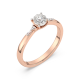 Elegancki Pierścionek z Brylantami