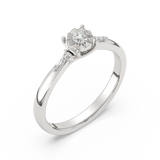 Elegancki Pierścionek z Brylantami