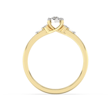 Elegancki Pierścionek z Brylantami