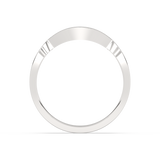 Skręcony Złoty Pierścionek