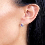 Eleganckie kolczyki z szafirami i diamentami od Venetia Jewels w stylu klasycznym