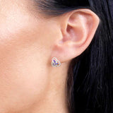 Eleganckie kolczyki z szafirami i diamentami od Venetia Jewels w stylu klasycznym