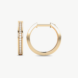 VCE-9105 kolczyki złote z brylantami, eleganckie i nowoczesne, idealne na każdą okazję