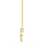 Zawieszka gruszka złota z brylantem na delikatnym łańcuszku od Venetia Jewels