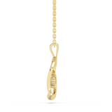Zawieszka serce złoto 585 zawieszona na delikatnym łańcuszku, idealna na prezent lub codzienne noszenie