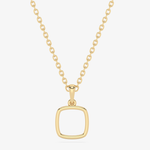 Złota zawieszka z brylantami na łańcuszku, elegancka biżuteria od Venetia Jewels