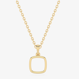 Złota zawieszka z brylantami na łańcuszku, elegancka biżuteria od Venetia Jewels