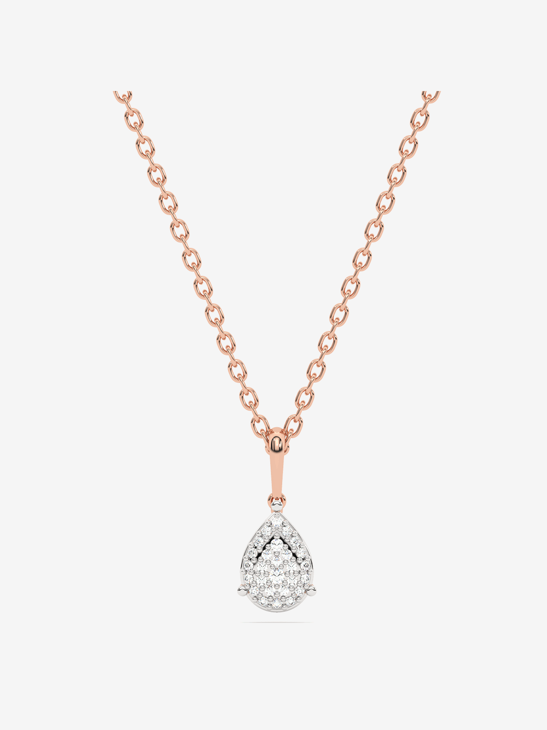 Złoty naszyjnik Venetia Jewels z zawieszką z brylantem łezka, elegancka biżuteria na specjalne okazje