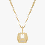 Złota zawieszka z brylantem na łańcuszku od Venetia Jewels, elegancki dodatek do biżuterii