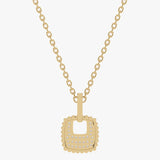 Złota zawieszka z brylantem na łańcuszku od Venetia Jewels, elegancki dodatek do biżuterii