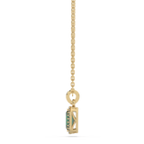 Złota zawieszka ze szmaragdem od Venetia Jewels z eleganckim, nowoczesnym wzornictwem