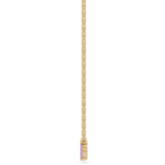 Złoty naszyjnik z ametystem i brylantami od Venetia Jewels z eleganckim wzorem i luksusowym wykończeniem