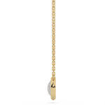 Złoty naszyjnik z brylantami od Venetia Jewels z eleganckim zawieszeniem na długim łańcuszku