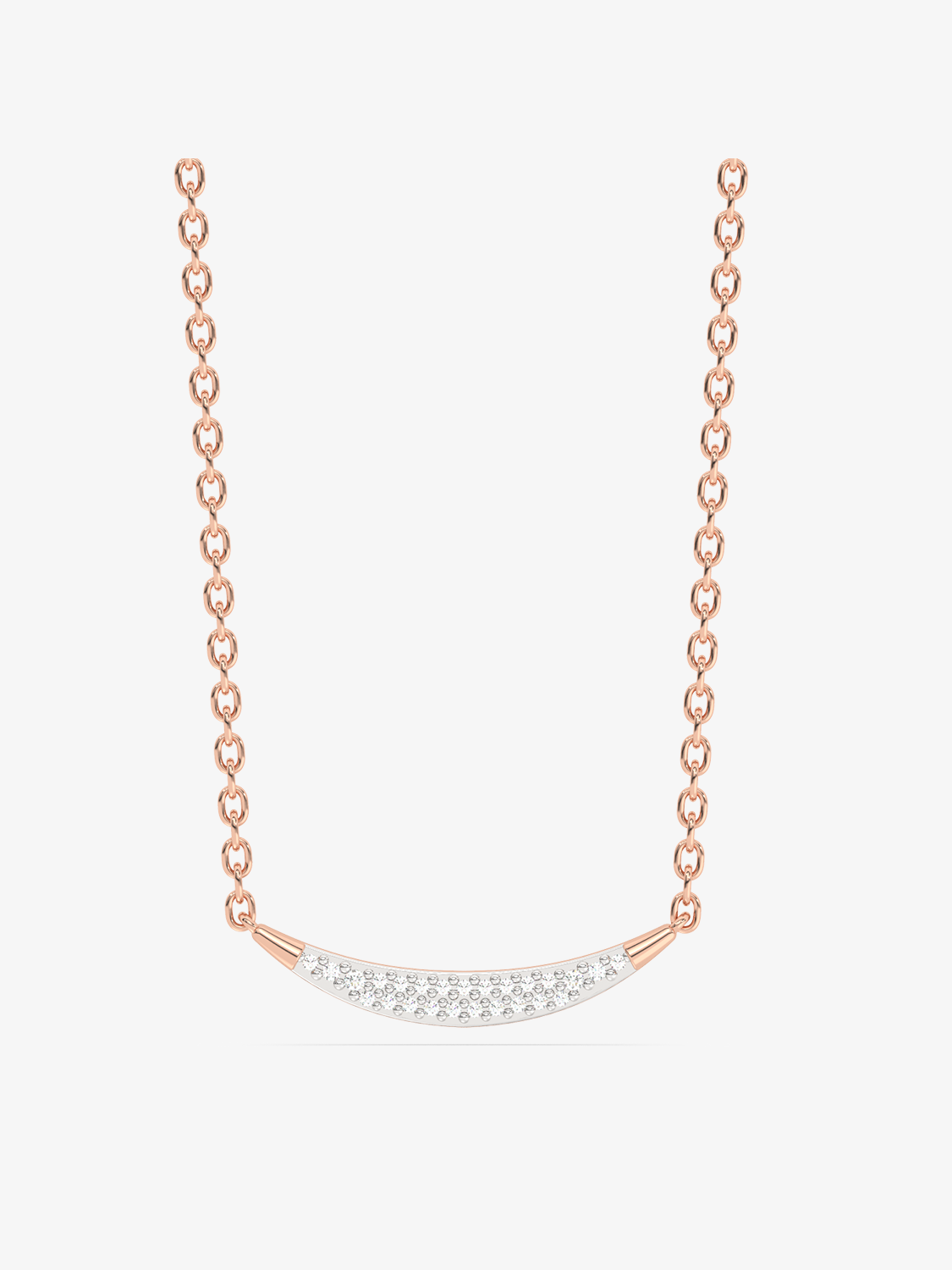 Złoty naszyjnik z brylantami od Venetia Jewels z eleganckim, delikatnym wzorem