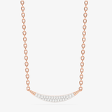 Złoty naszyjnik z brylantami od Venetia Jewels z eleganckim, delikatnym wzorem