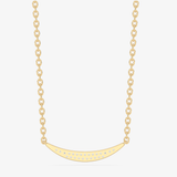 Złoty naszyjnik z brylantami od Venetia Jewels z eleganckim łańcuszkiem i delikatnym zawieszeniem