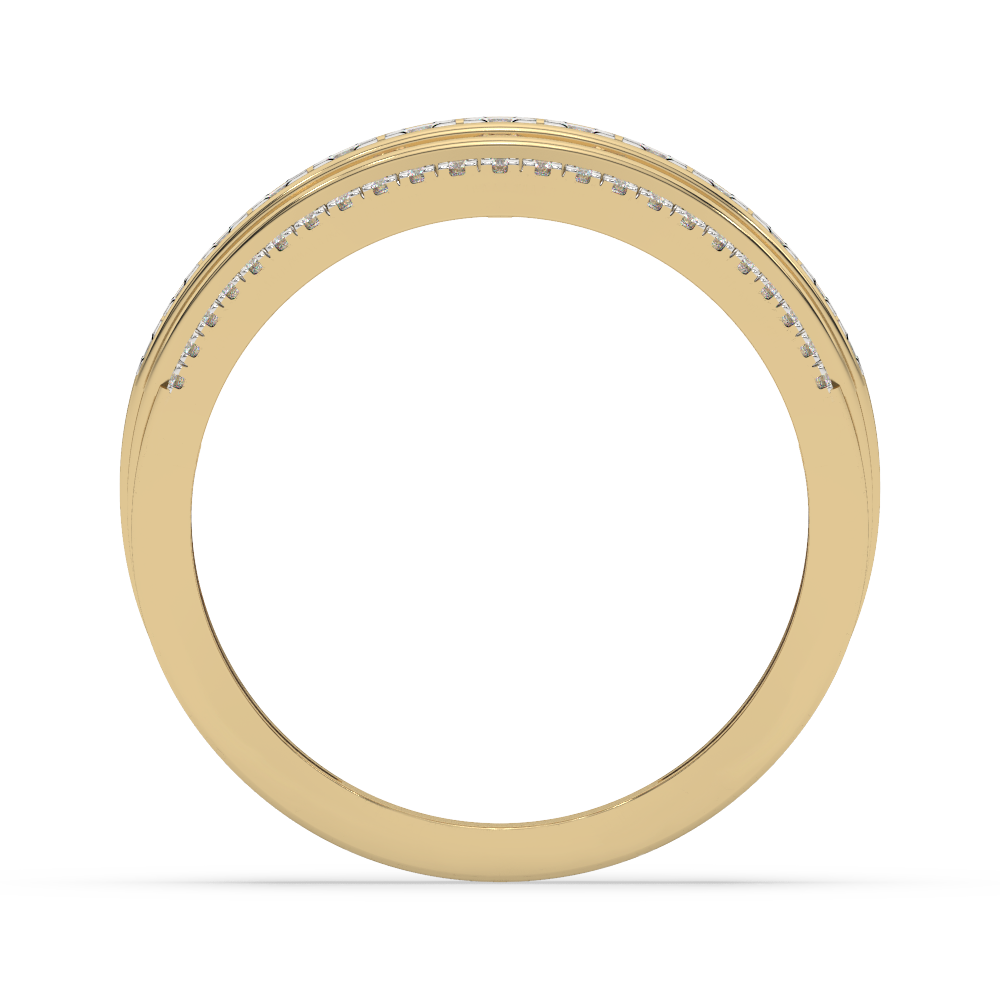 Złoty pierścionek z brylantami od Venetia Jewels, elegancki i subtelny, idealny na specjalne okazje