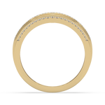 Złoty pierścionek z brylantami od Venetia Jewels, elegancki i subtelny, idealny na specjalne okazje