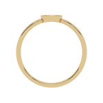 Złoty pierścionek z brylantami o eleganckim designie, idealny na wyjątkowe okazje