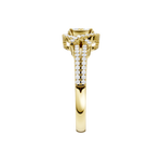 Złoty pierścionek z brylantami od Venetia Jewels z eleganckim wykończeniem i blaskiem diamentów