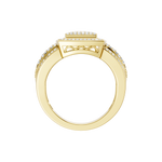 Złoty pierścionek z brylantami od Venetia Jewels z eleganckim wzornictwem i subtelną biżuterią