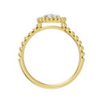 Złoty pierścionek z brylantami od Venetia Jewels z wytrzymałą obrączką i eleganckim wykończeniem