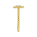 Złoty pierścionek z brylantami o eleganckim wzornictwie od Venetia Jewels