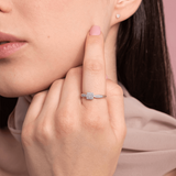 Pierścionek Venetia Jewels VCR-13000 z diamentem, stylowy i elegancki, idealny na specjalne okazje