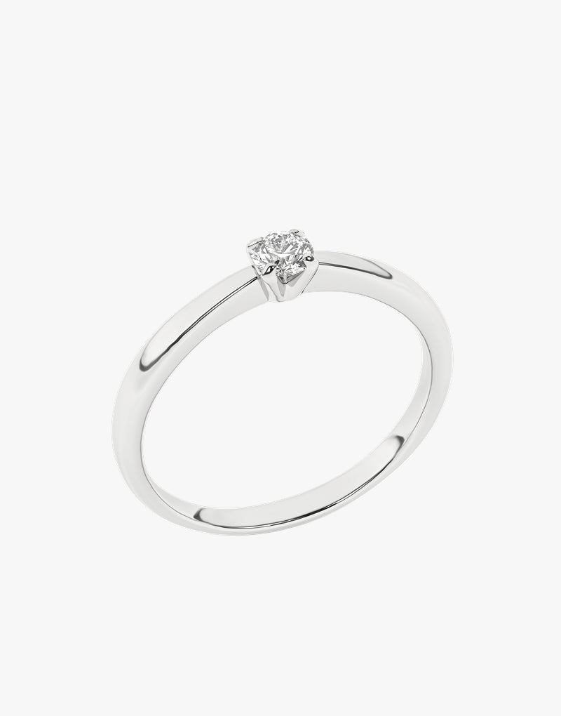 VCR-170 SOL od Venetia Jewels, złoty pierścionek zaręczynowy z brylantem, elegancka biżuteria na specjalne okazje.