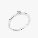 VCR-170 SOL od Venetia Jewels, złoty pierścionek zaręczynowy z brylantem, elegancka biżuteria na specjalne okazje.