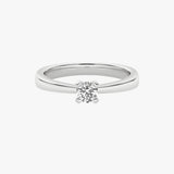 Złoty pierścionek zaręczynowy z brylantem od Venetia Jewels, elegancki i ponadczasowy design