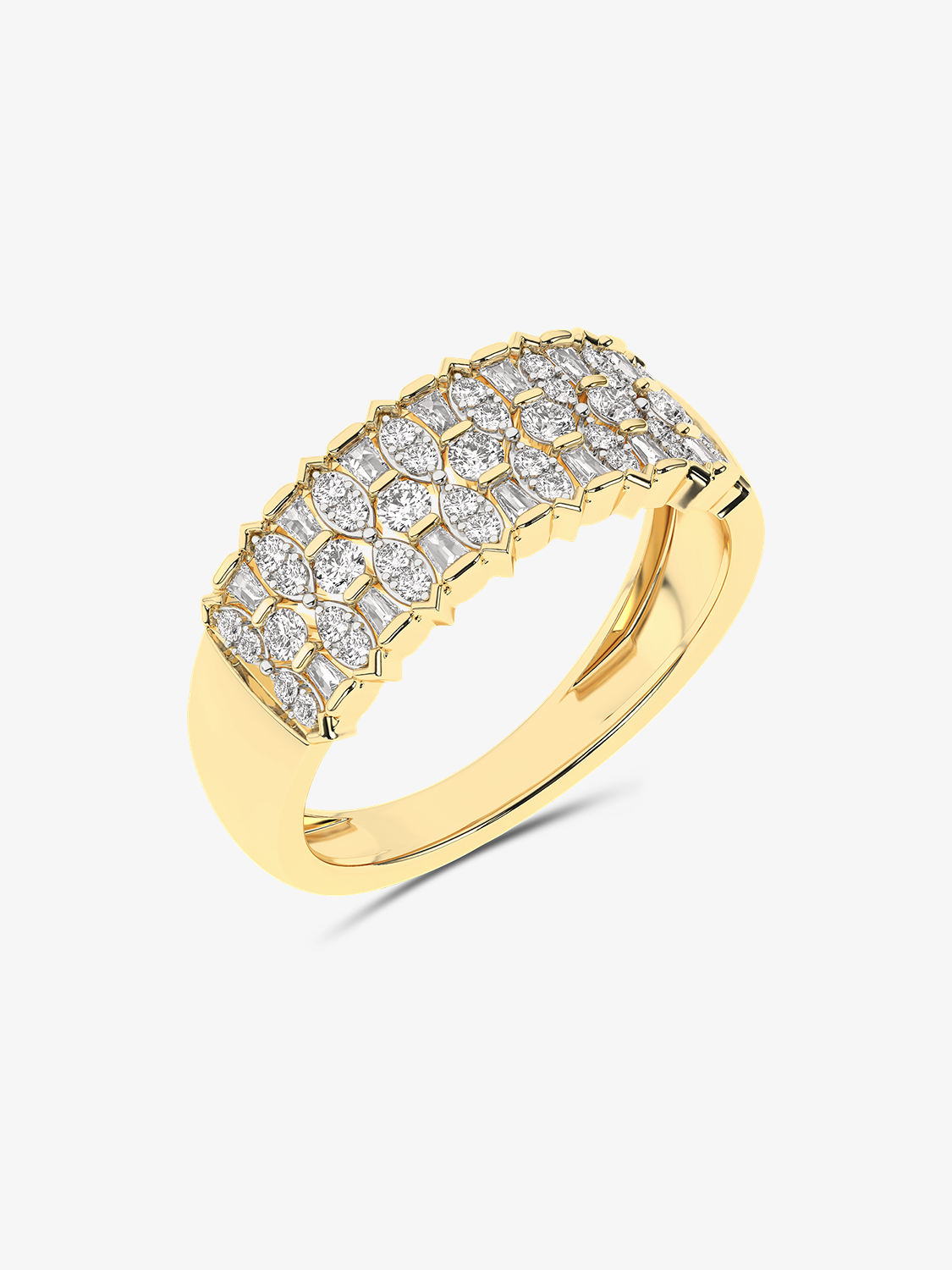 Złoty sygnet z brylantem, elegancki pierścionek z cyrkoniami w nowoczesnym stylu