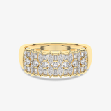 Złoty sygnet z brylantem od Venetia Jewels, elegancka biżuteria z błyszczącymi diamentami