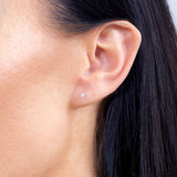 Klasyczne Brylantowe Kolczyki - Venetia Jewels - 14K złoto z brylantami