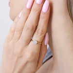 Wyrazisty Pierścionek z Brylantami - Venetia Jewels - 14K złoto z brylantami