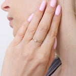 Klasyczny Pierścionek z Brylantami - Venetia Jewels - 14K złoto z brylantami