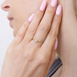 Klasyczny Pierścionek z Brylantami - Venetia Jewels - 14K złoto z brylantami