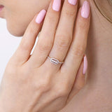 Wyrazisty Pierścionek z Brylantami Pavé - Venetia Jewels - 14K złoto z brylantami