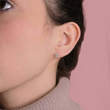 Okrągłe Kolczyki z Brylantami - Venetia Jewels - 14K złoto z brylantami