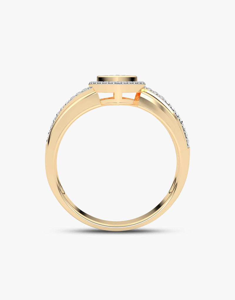 Pierścionek w Kształcie Serca z Brylantami - Venetia Jewels - 14K złoto z brylantami