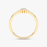 Królewski Pierścionek z Brylantami - Venetia Jewels - 14K złoto z brylantami