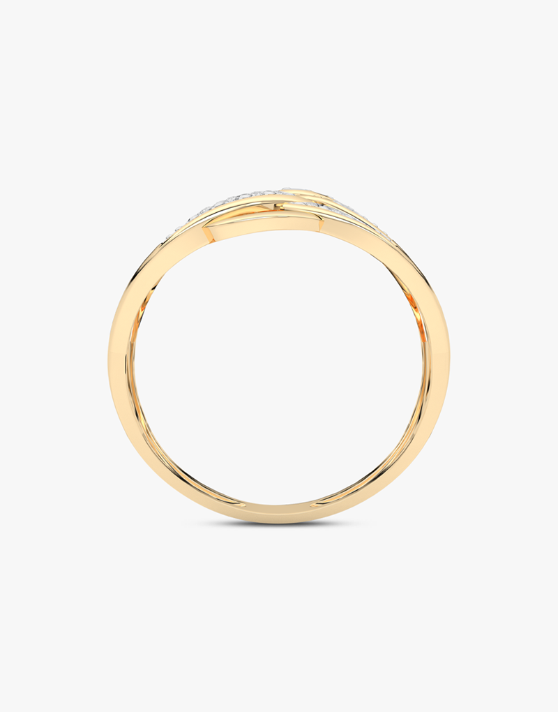 Klasyczny Koktajlowy Pierścionek - Venetia Jewels - 14K złoto z brylantami