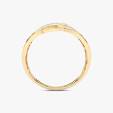 Klasyczny Koktajlowy Pierścionek - Venetia Jewels - 14K złoto z brylantami