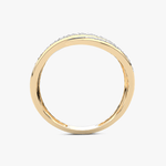 Skręcony Koktajlowy Pierścionek z Brylantami - Venetia Jewels - 14K złoto z brylantami