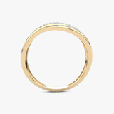 Skręcony Koktajlowy Pierścionek z Brylantami - Venetia Jewels - 14K złoto z brylantami