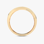 Pierścionek z brylantami 14k od Venetia Jewels w eleganckim, minimalistycznym stylu